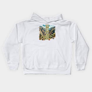 Scenic Colca Canyon Peru Llama Souvenir Kids Hoodie